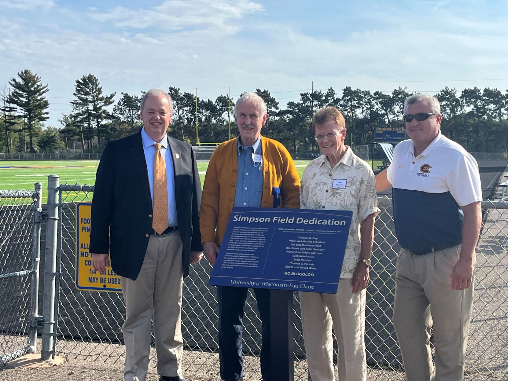 Simpson Field Dedicated to Donors